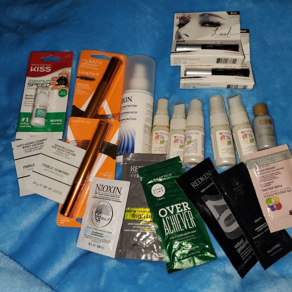 Assortment of Shampoo. Merle Norman, Nioxin, Kiss